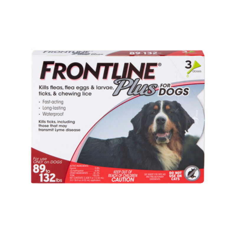Frontline Plus for Dogs 89-132lbs.