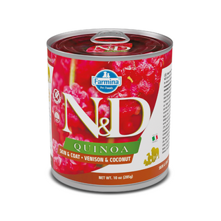Farmina Grain Free Skin And Coat Venison & Coconut Dog canned