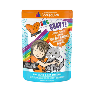 BFF Weruva Purr-Fect Plannin' Chicken, Turkey & Salmon Cat Pouch