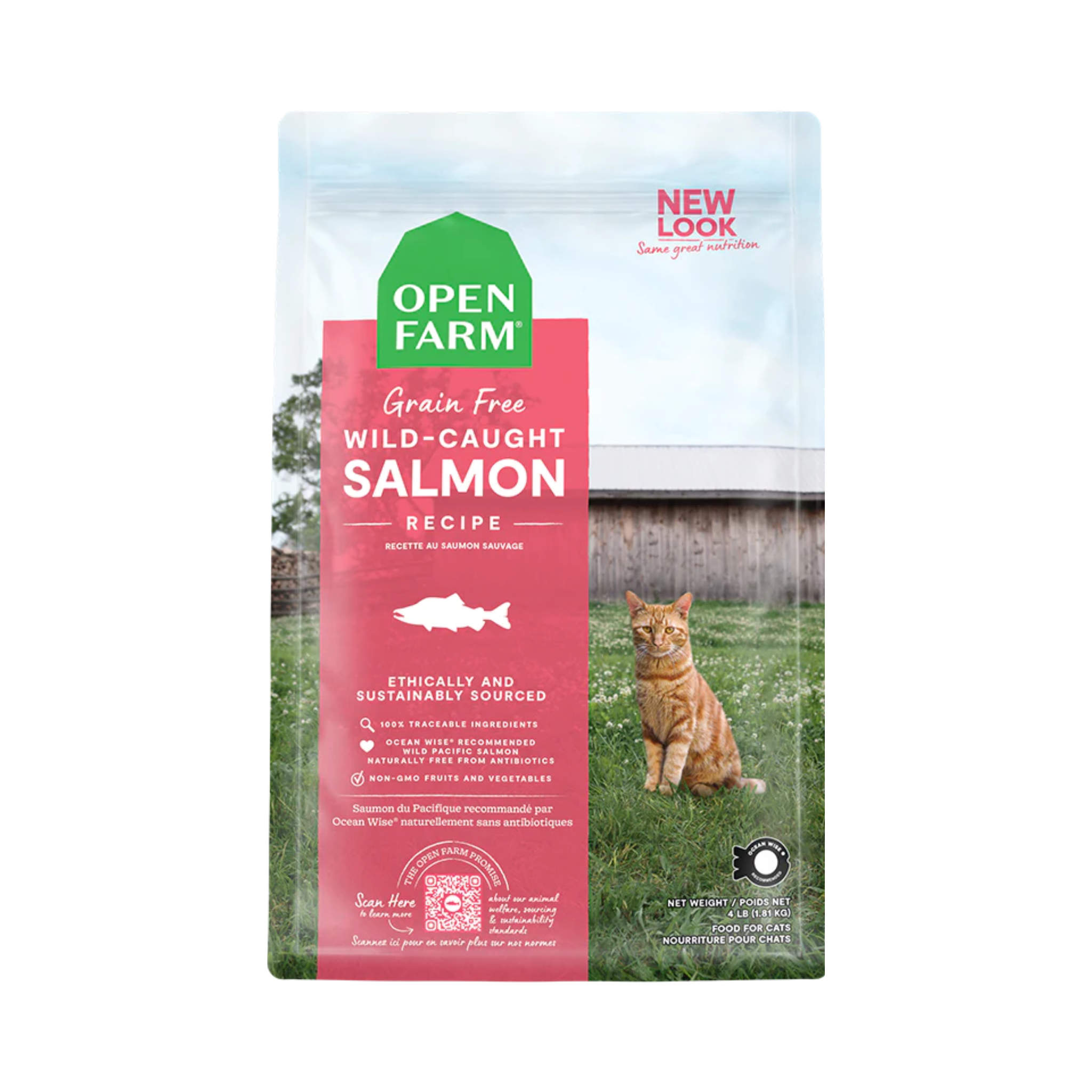 Open Farm Wild Salmon Dry Cat Food