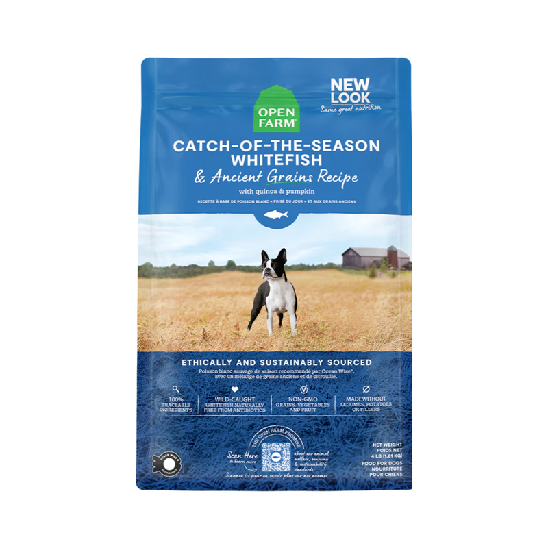 Open Farm Ancient Grain Whitefish Dry Dog Food