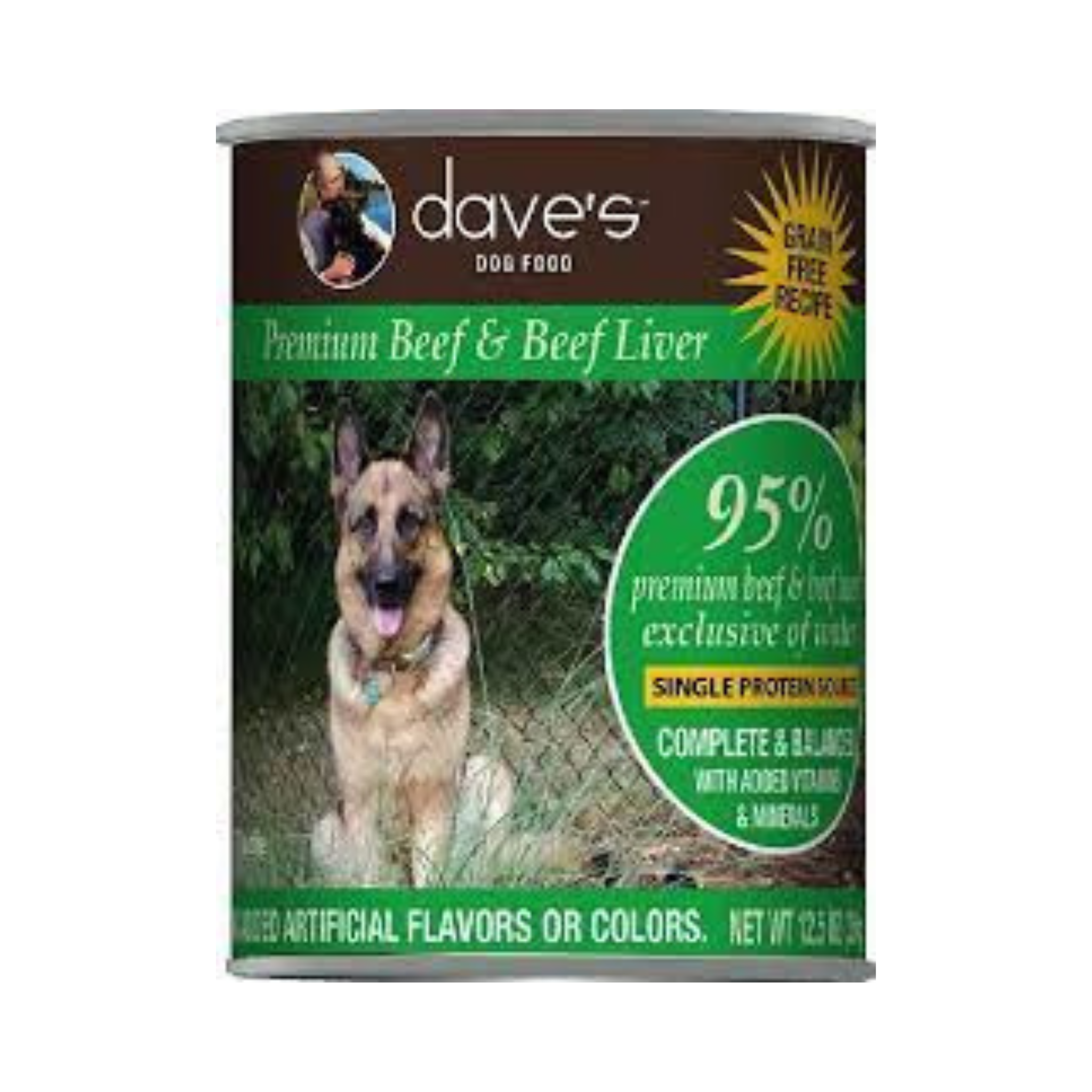 Daves 95% Beef Dog Canned