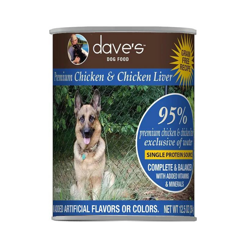 Dave's 95% Chicken Dog Canned
