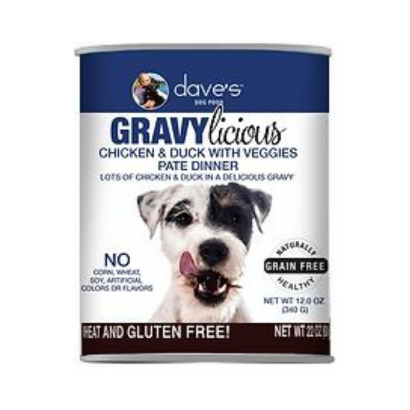 Dave's Gravy Chicken and Duck Dog Canned