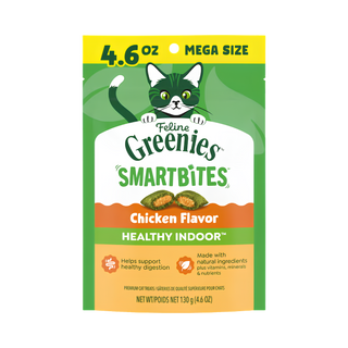 Feline Greenies Smart Bites Hairball Control Chicken Cat Treat