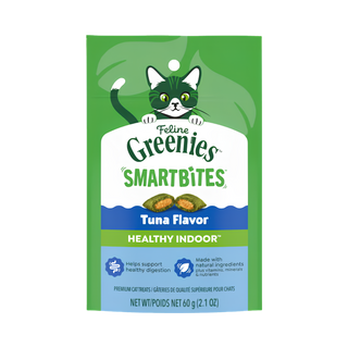 Feline Greenies Smart Bites Hairball Control Tuna Cat Treat