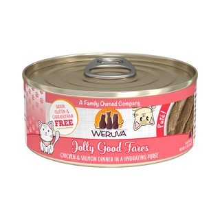 Weruva Jolly Good Fares Chicken & Salmon Pate Wet Cat Food