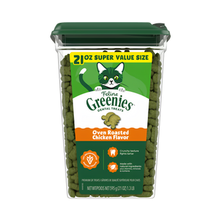 Feline Greenies Oven Roasted Chicken Cat Treat