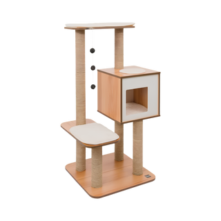 Catit Vesper Cat Furniture High Base Oak