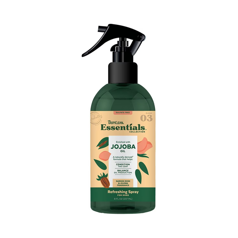 TropiClean Essentials Jojoba Oil Deodorizing Spray