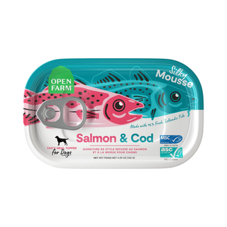 Open Farm Salmon & Cod Mousse Wet Dog Food Topper