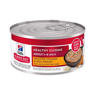 Hill's Science Diet Adult Healthy Cuisine Roasted Chicken & Rice Medley Wet Cat Food