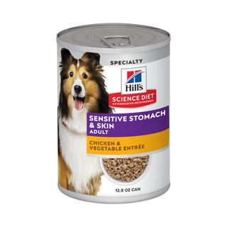 Hill's Science Diet Sensitive Stomach & Skin Chicken & Vegetable Entrée Wet Dog Food