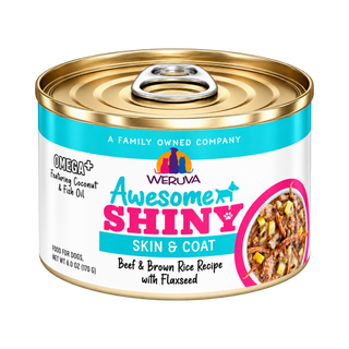 Weruva Dog Can Awesome Shiny Beef Rice Wet Dog Food