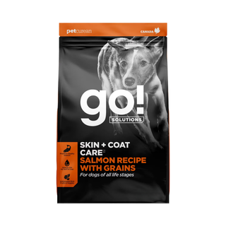 Petcurean Go! Skin & Coat Care Salmon With Grain Dry Dog Food