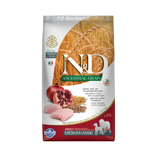 Farmina Grain Free Med Maxi Adult Chicken, Pumpkin & Pomegranate Dry Dog Food