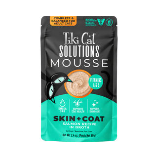 Tiki Cat Special Mousse Skin & Coat Salmon Wet Cat Food