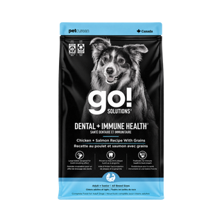 Petcurean GO! Dental+Immune Chicken & Salmon w/ Grain Dry Dog Food