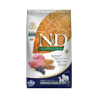 Farmina Ancestral Grain Med Maxi Adult Lamb & Blueberry Dry Dog Food
