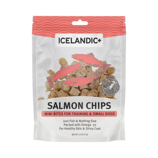 Icelandic Mini Salmon Fish Chip Dog Treat