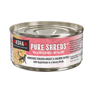 Koha Pure Shreds Chicken & Salmon Wet Cat Food