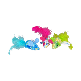 Multipet Margaritaville Mice 3 Pack Cat Toy