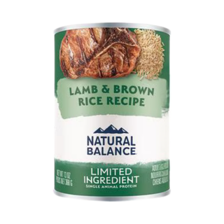 Natural Balance Lamb & Brown Rice Wet Dog Food