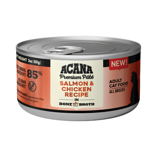 Acana Premium Pâté Salmon & Chicken In Bone Broth Wet Cat Food