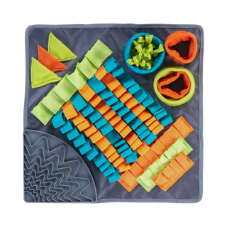 Messy Mutts Dog Forage Mat Square Plus Lick Mat