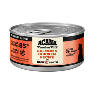 Acana Premium Pâté Salmon & Chicken In Bone Broth Wet Cat Food