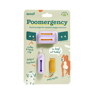 Woof Dog Waste Poomergency Poop Bag