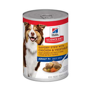 Hill's Science Diet Savory Stew Chicken & Vegetables Adult 7+ Wet Dog Food