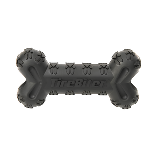 Mammoth Pet Products TireBiter Advanced Color Bone w/Treat Station Dog Toy
