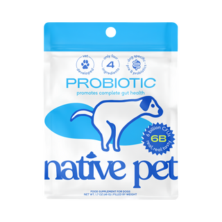 Native Pet Probiotic Organic Digestive Supplement for Dogs