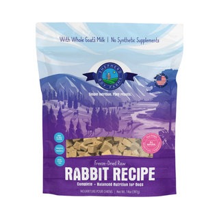 Shepherd Boy Farms Rabbit Recipe Freeze Dried Dog Food