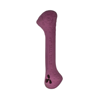 Tall Tails Goat Rubber Bone Purple Dog Toy