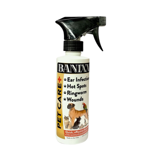 Banixx Pet Care Plus Wound Care Spray For Dogs, Cats & Small Animals