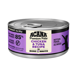 Acana Premium Pâté Chicken & Tuna In Bone Broth Kitten Wet Cat Food