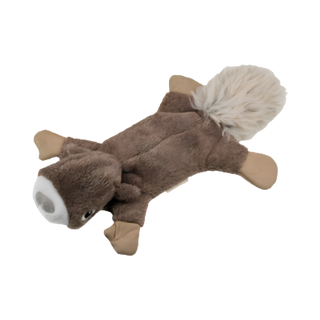 Tail Tails Plush Stuffless Squirrel Squeaker Dog Toy