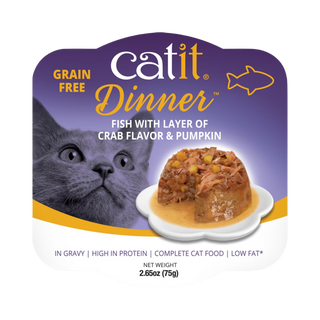 Catit Fish Dinner with Crab & Pumpkin