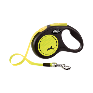 Flexi Classic Retractable Neon Reflective Tape Leash