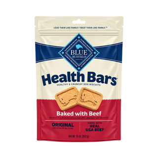 Blue Health Bar Baked Dog Treat