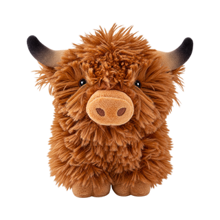 Tall Tails Plush Highland Cow Dog Toy