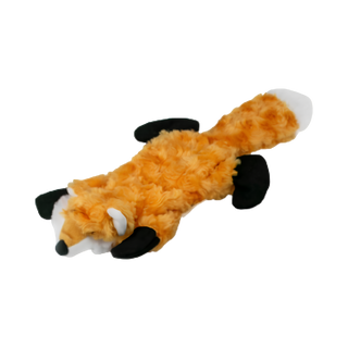 Tall Tails Plush Stuffless Fox Squeaker Dog Toy