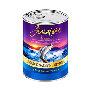 Zignature Trout and Salmon Wet Dog Food