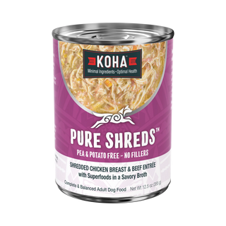 Koha Pure Shreds Chicken & Beef Wet Dog Food
