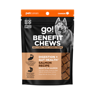 Petcurean GO! Benefit Chews Digestive+Gut Health Salmon Dog Treat