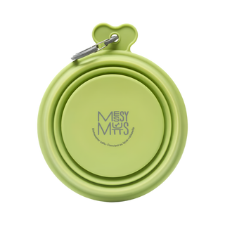 Messy Mutt's Collapsible Silicone 3 Cup Feeder Bowl