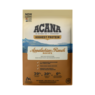 Acana Highest Protein Appalachian Ranch Recipe Dry Dog Food
