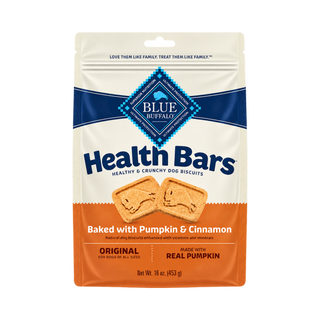 Blue Health Bar Baked Dog Treat